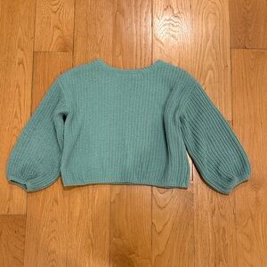 H&M Women's Aqua Crew Neck Sweater